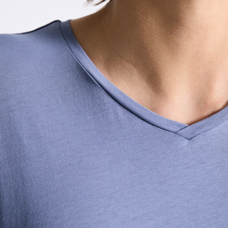Premium basic tee "Conrad" Dusty Blue